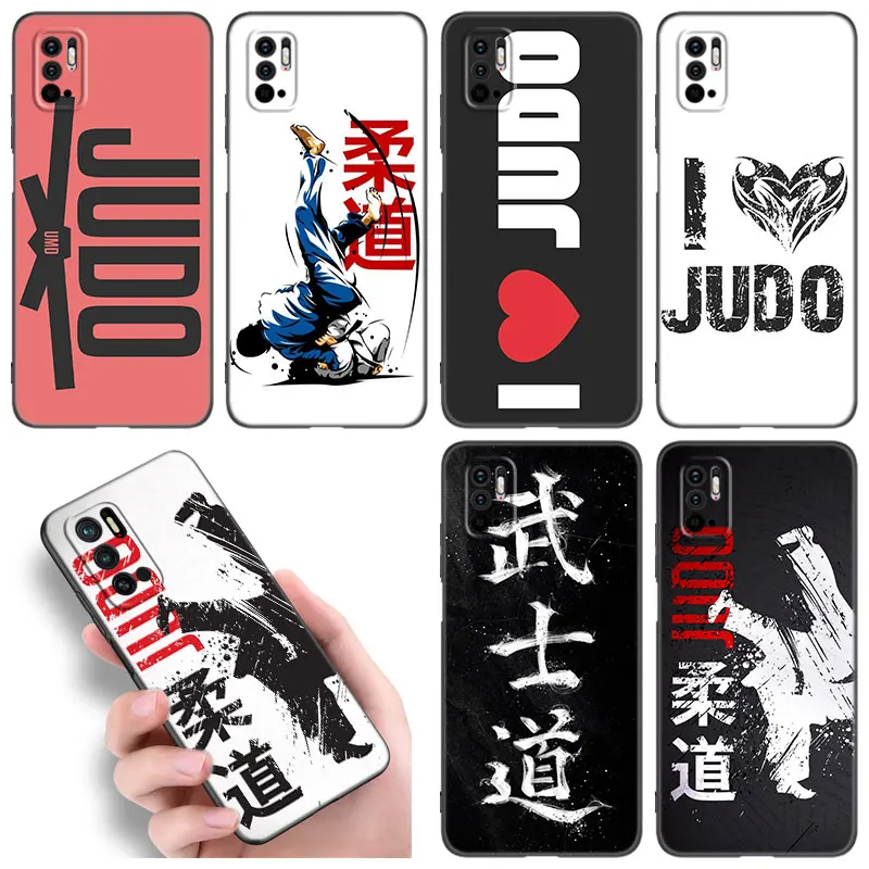 Judo I Love Judo Custodia Per Telefono Per Xiaomi Redmi Note 11E 11T 5 6 7 8 9 10 11 Pro 11S 4G 10T 5G 9S 10S 8T Soft Tpu Black Cover