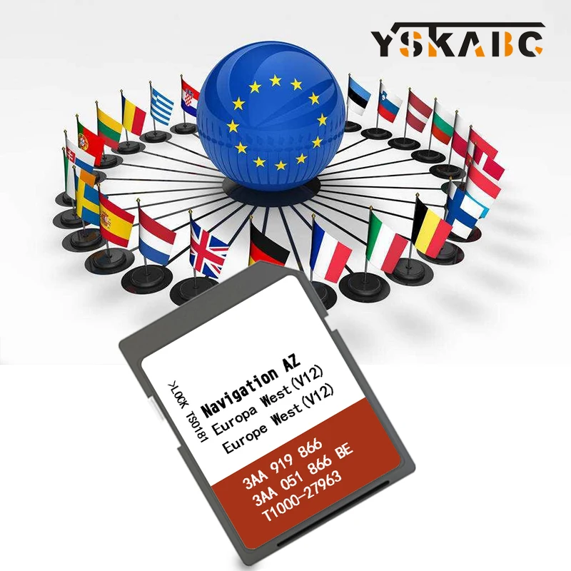 Aggiornato Rns315 Navigazione Az V12 West System 2021 Sd Card 8Gb Per Vw Caddy Gp Maxi (A5) 2011-2015 Car 3 Aa919866 West Eu Uk Map
