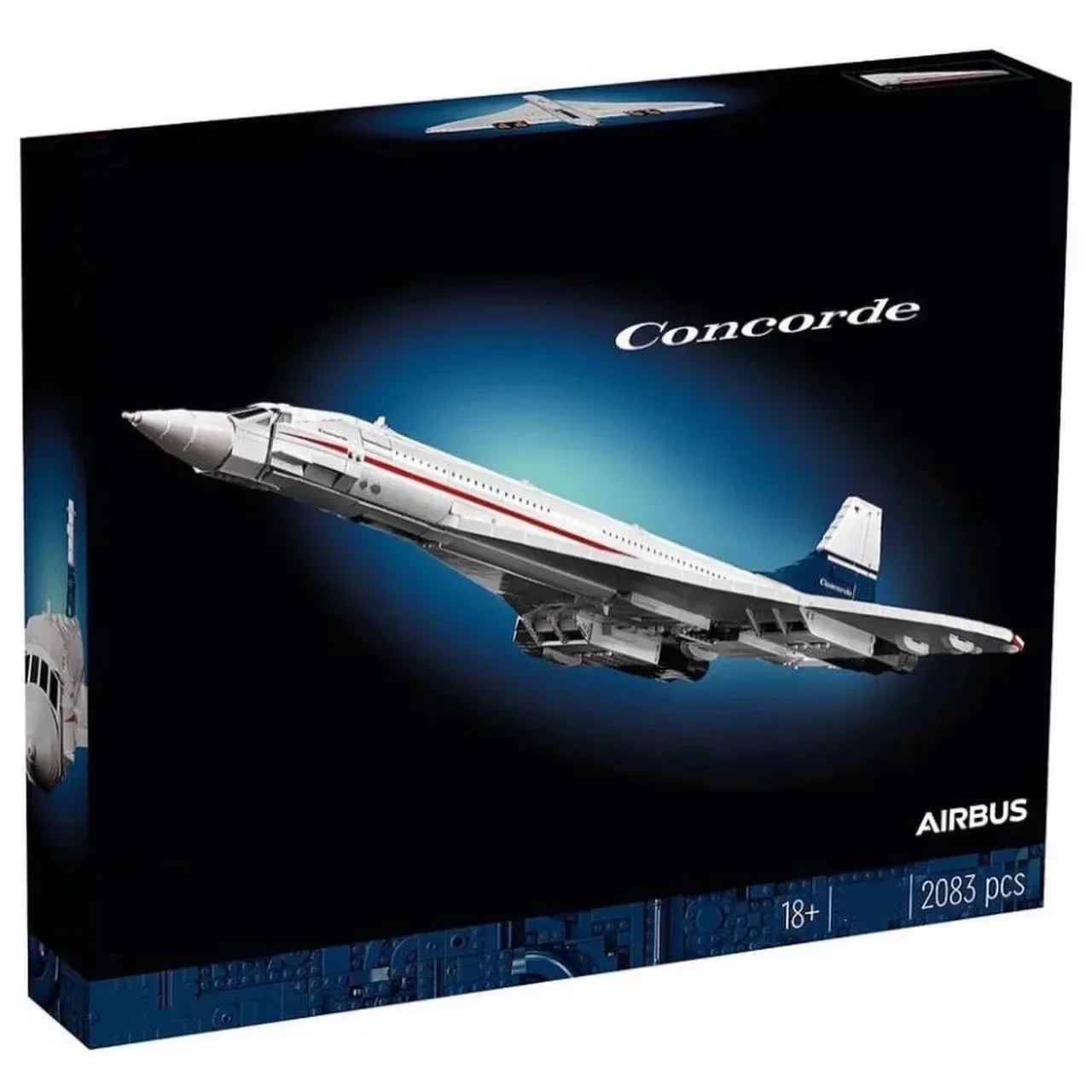 10318 Concorde Airbus H175 Elicottero Di Salvataggio Supersonic Airliner Space Shuttle Educational Model Building Set Compatibile 42145