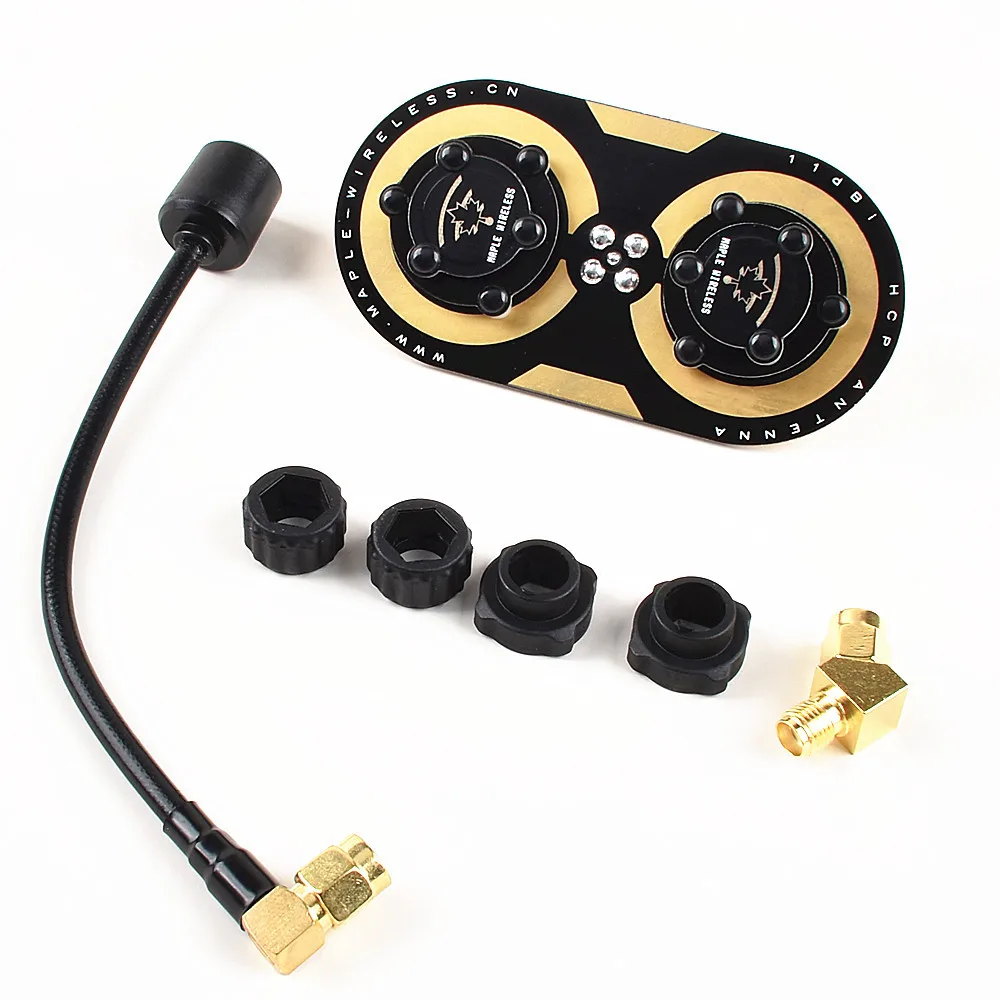 Antenna A Foglia D'Acero 5.8Ghz 11Dbi Kit Antenna Fpv Polarizzata Circolare Wireless Per Monitor Fatshark Skyzone Ev300D Occhiali Rc