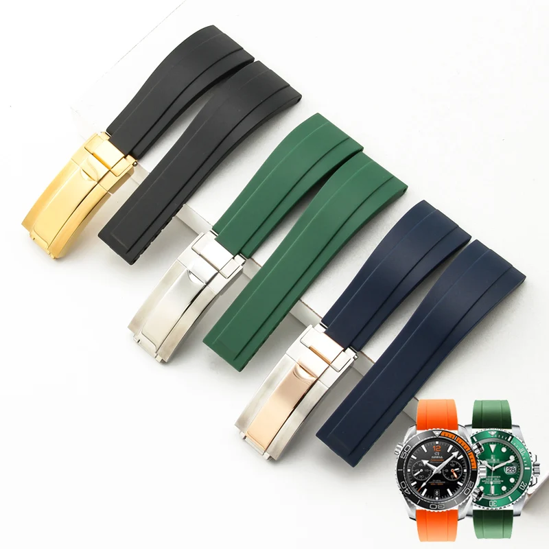 Cinturino In Silicone Antipolvere Per Rolex Submariner Yachtmaster Daytona Accessori Per Cinturini Impermeabili Catena Per Braccialetti In Gomma
