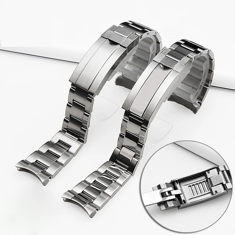 Orologio Bracciale Per Rolex Submariner Daytona Sup Gmt Uomo Fine-Tuning Pull Clasp Strap 904 Cinturino In Acciaio Inossidabile 20Mm