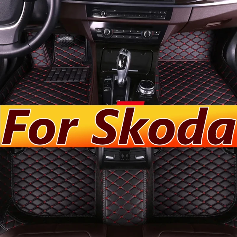 Tappetini Auto Per Skoda Octavia Superb Superb Fabia Kodiaq Karoq Rapid Enyaq Accessori Auto
