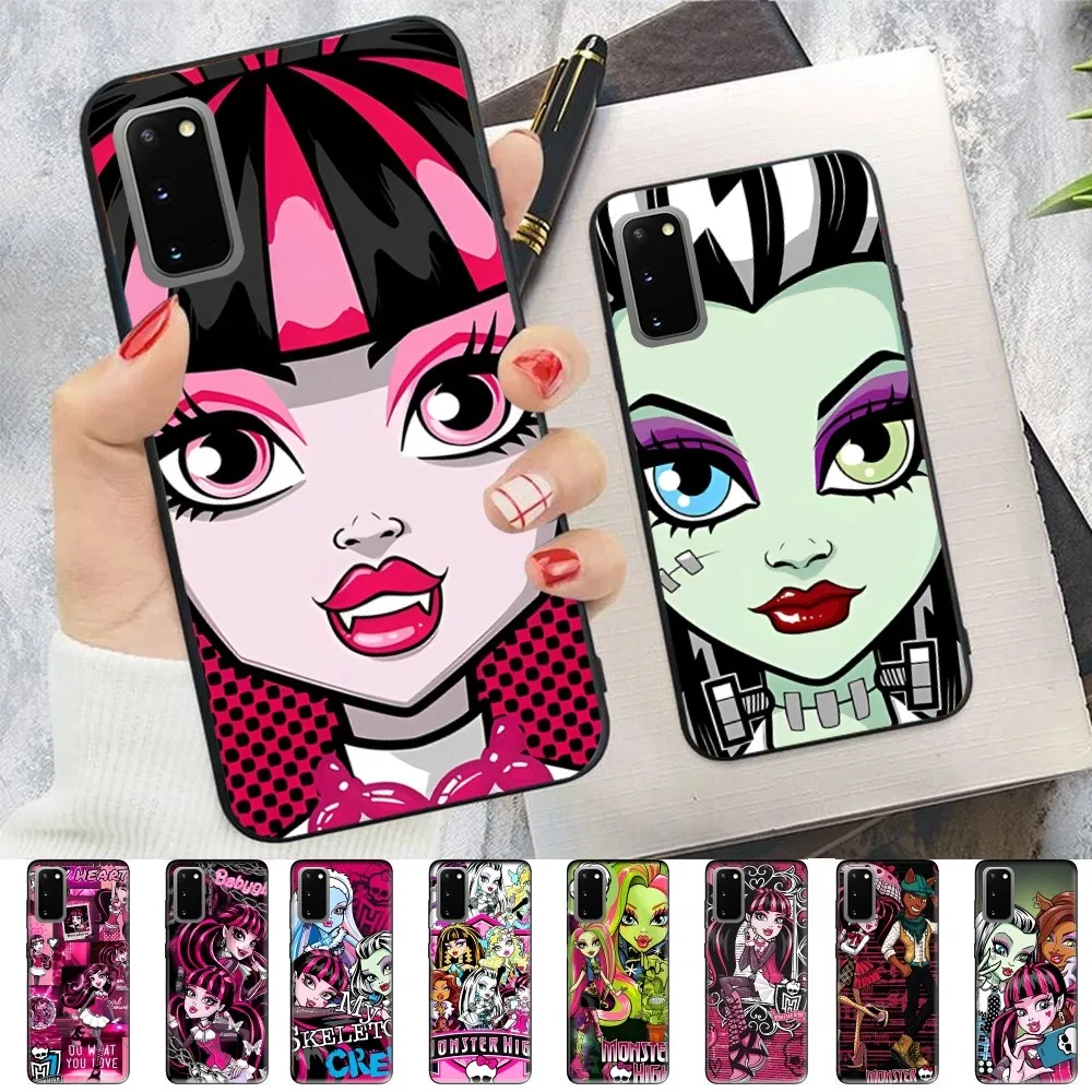 Custodia Per Telefono M-Monsters-H-High Anime Per Samsung S 9 10 20 21 22 23 30 23Plus Lite Ultra Fe S10Lite Fundas