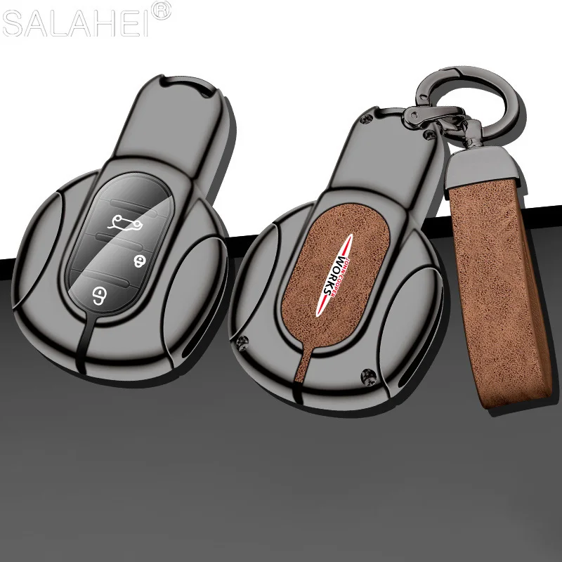 Portachiavi Per Auto In Lega Di Zinco Fob Cover Shell Holder Per Bmw Mini Cooper S John Cooper Works Protector Accessori