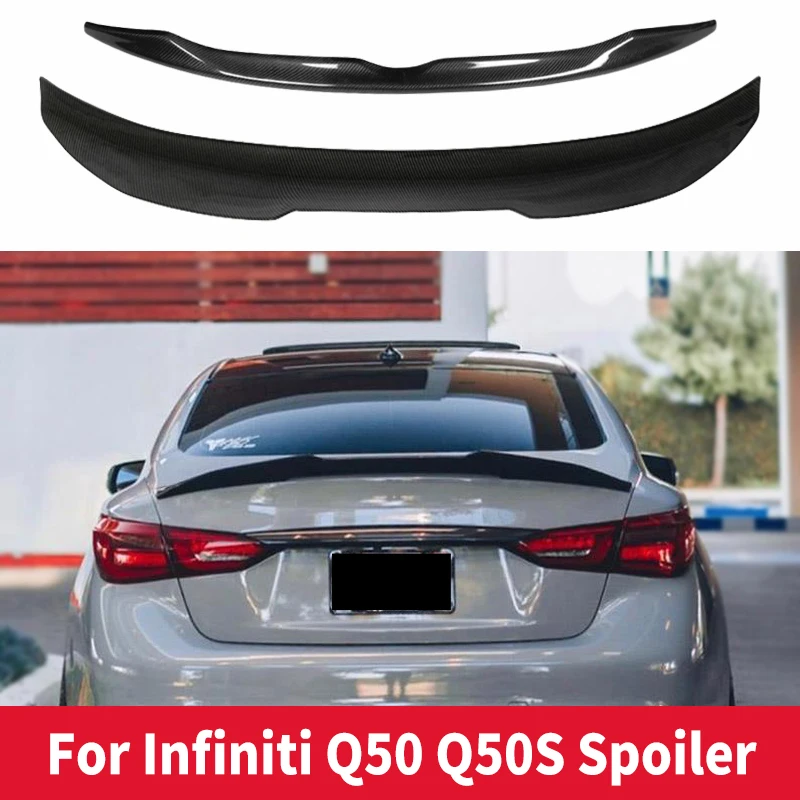 Per Infiniti 2014-2021 Anni Q50 Q50S Oe Psm Style Spoiler Wings Materiale Abs Car Rear Wing Primer Colore Spoiler Posteriore