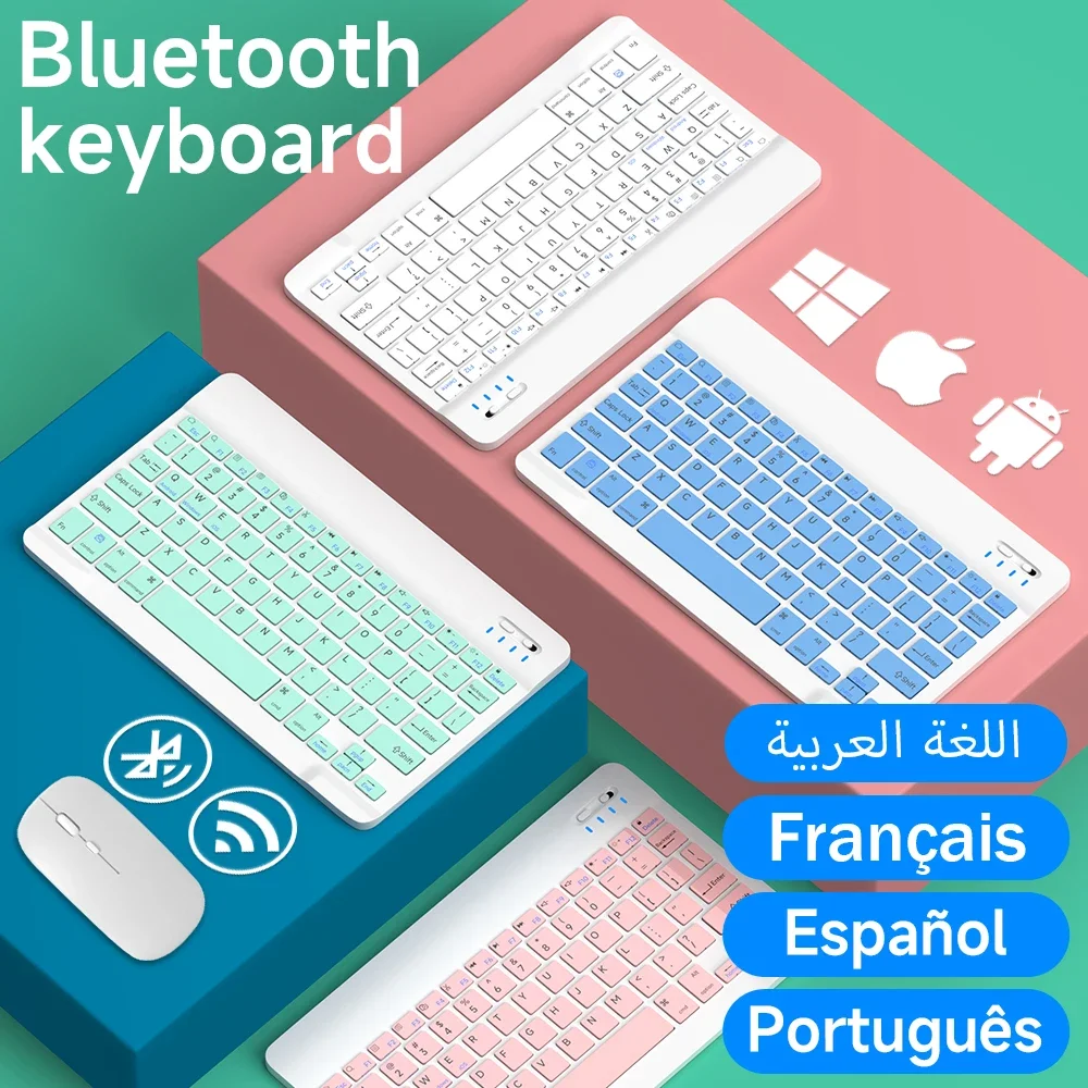 Tastiera Bluetooth 5.2 Senza Ritardo Per Tastiera Wireless Android Ios Per Tastiera Tablet Ipad Per Tastiera Wireless Tablet Telefono