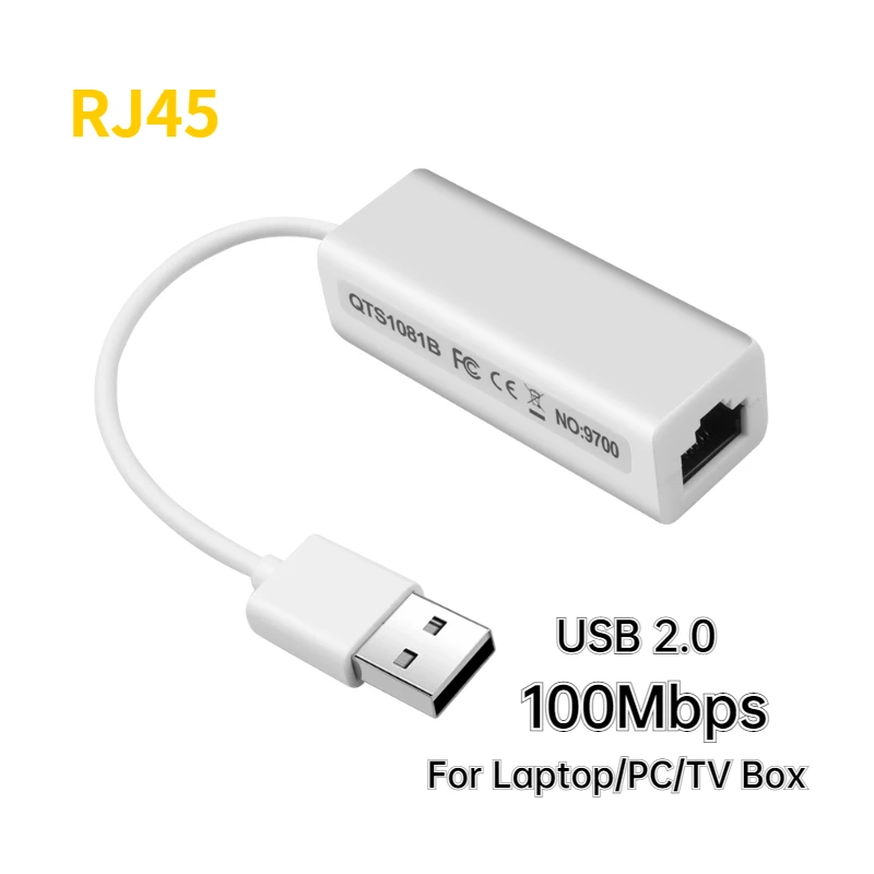 Adattatore Internet Usb Scheda Di Rete Usb2.0 A Internet Rj45 Lan Per Windows 7/8/Xp Computer Pc Laptop Adattatore Ethernet Usb 100Mbps