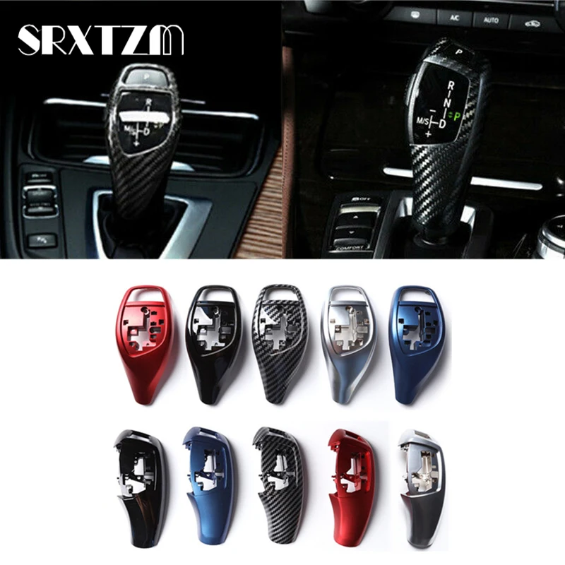 For Bmw 1 2 3 4 5 6 7 X3 X4 X5 X6 Car Center Gear Shift Knob Lever Trim Cover Auto Interior Shift Knobs Cover