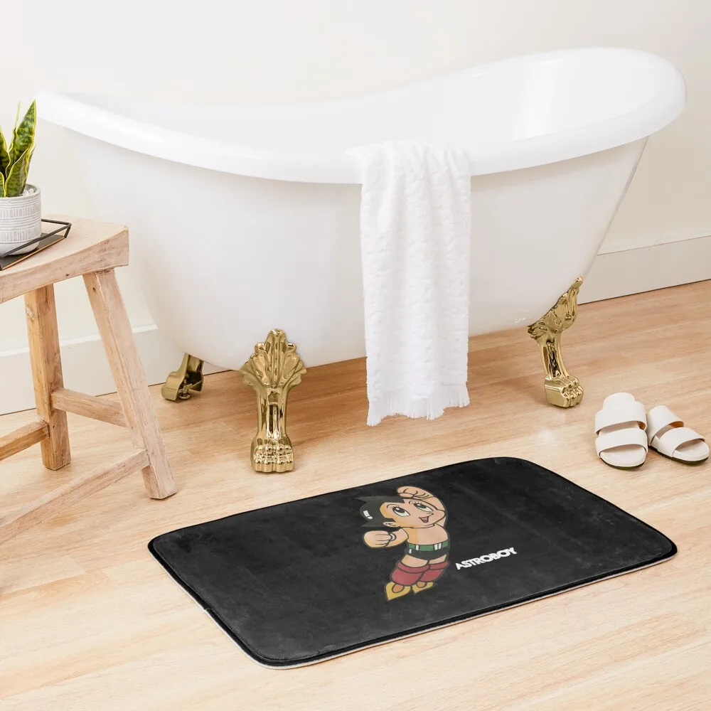 Vintage Astroboy Anime Robot Show Astro Boy Space Art Children Cartoon Manga Bath Mat