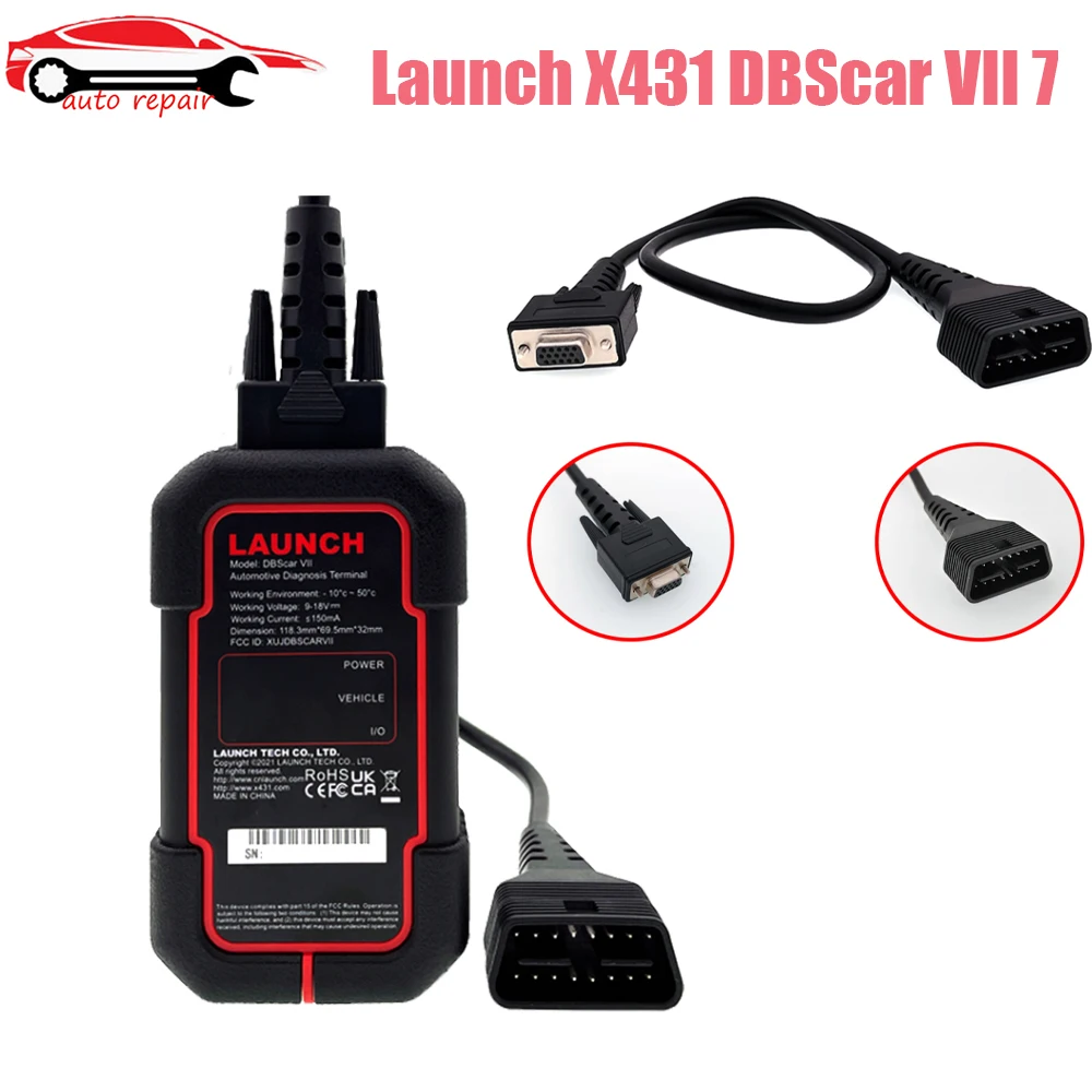 Avvia X431 Dbscar Vii 7 Dbscar7 Supporto Canfd Can Fd Doip Protocol Bluetooth Connector Code Scanner Per Xpro-5/Dz/Xd-Iag