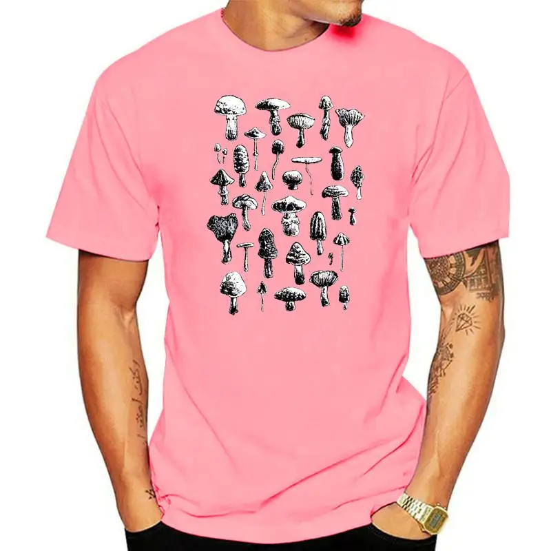 Funghi T-Shirt Funghi Botanical Garden Plant Print Art Fruit Flower