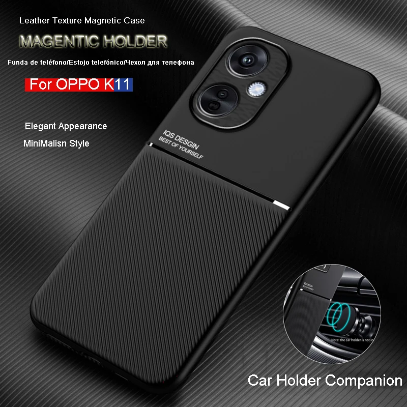 Per Oppo K11 Custodia Antiurto Custodia Magnetica Per Auto Custodia In Silicone In Pelle Per Oppo K11X Fundas Mobile Oppo Find X6/Oppo Find X6 Pro