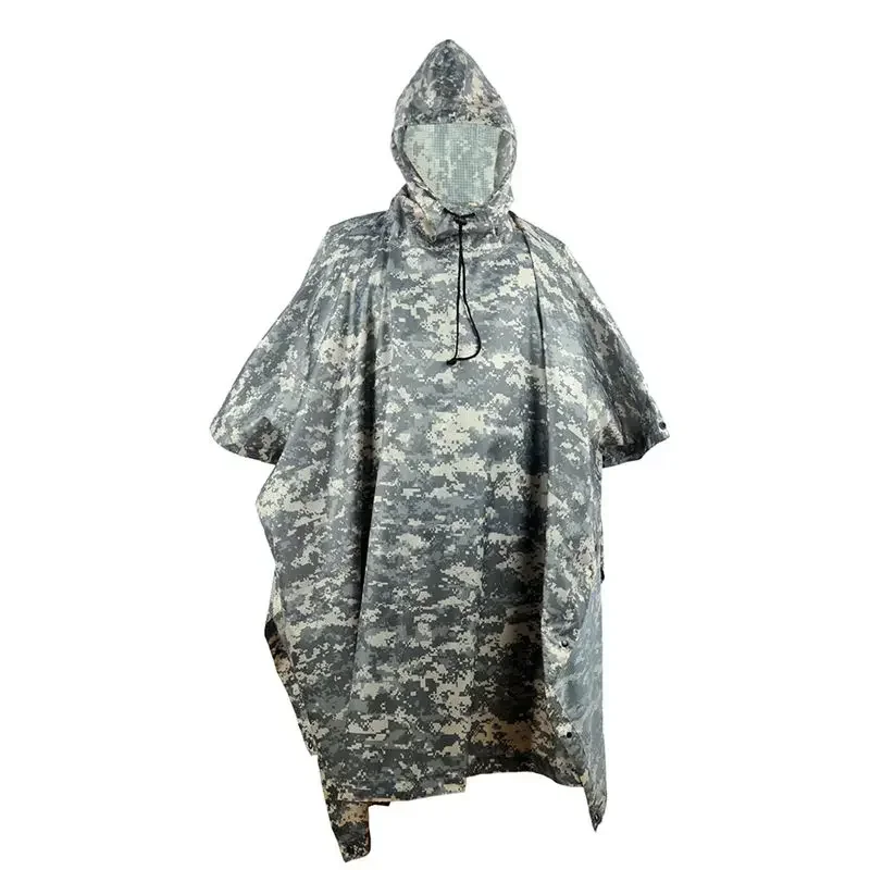 Impermeabile Ghillie Ombrello Accessori Poncho Tactical Gear Suit Birdwatching Home Army Rain Hunting Outdoor War Military
