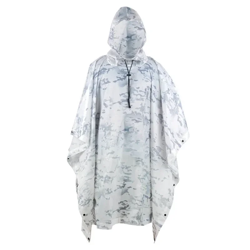 Poncho Tactical Waterproof War Home Outdoor Suit Military Rain Gear Accessori Ghillie Ombrello Caccia Army Birdwatching