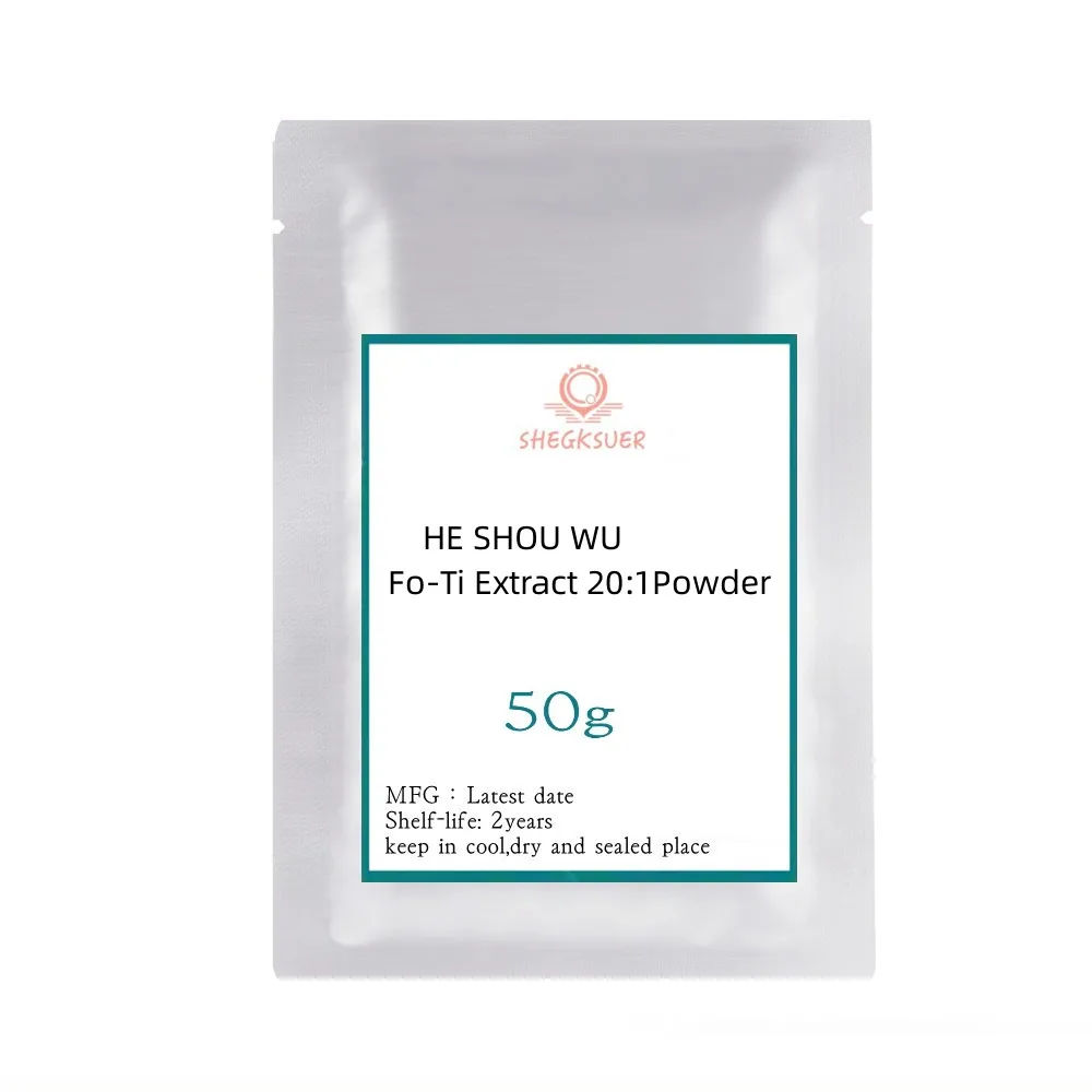 Pure & Organic He Shou Wu (Fo-Ti) Estratto He Shou Wu, Crescita Dei Capelli E Capelli Neri Anti-Età Migliora L'Immunità Spedizione Gratuita