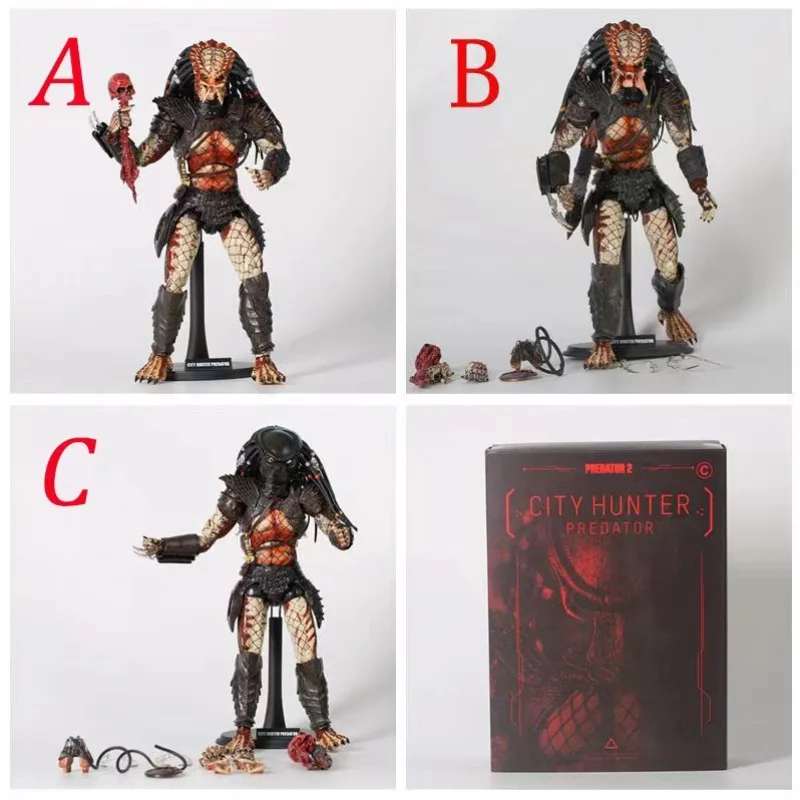 Anime The Predator 2 Hc City Hunter 1/6 Scar Iron Blood Warrior Action Figures Model Toys Joint Mobile Giocattolo Da Collezione Regali