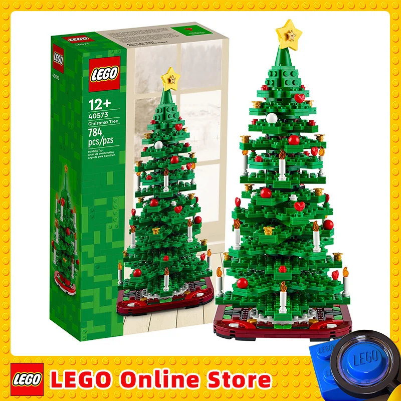 Lego Christmas Tree Building Blocks Kit Di Giocattoli Per Il Compleanno Capodanno Regalo Di Natale 40573 (476 Pezzi) Bambini Di Età Compresa Tra 12 An