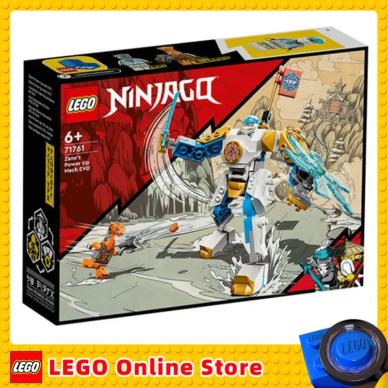 Lego Ninjago Zane Power Up Mech Evo Action Figure Con Cobra Snake E Zane Minfigura 71761 Mission Banner Series Regalo Di Natale