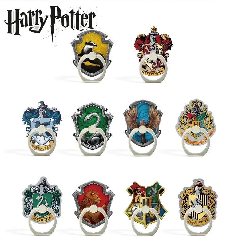 Harris Potter Magic Boy Mobile Phone Ring Stand Hogwarts College Retro Creative Mobile Phone Lazy Stand Back Sticker