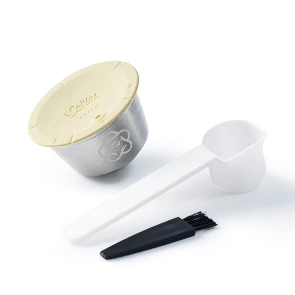 Capsule Riutilizzabili In Schiuma Di Caffè E Latte 3 Pezzi Per Nescafe Dolce Gusto Filtro Per Caffè Ricaricabile Latte Maker,A