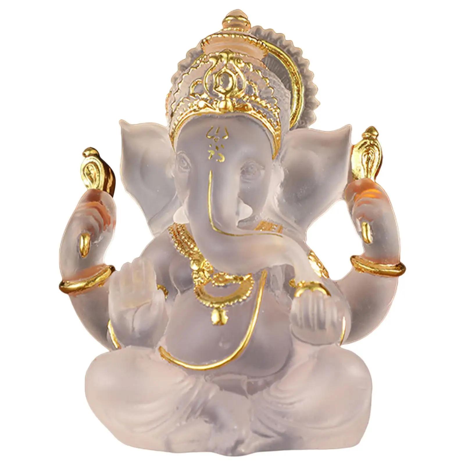 Ganesha Figurine Indian Fengshui Lord Ganesh Statue Ornamenti Per La Casa Artigianato