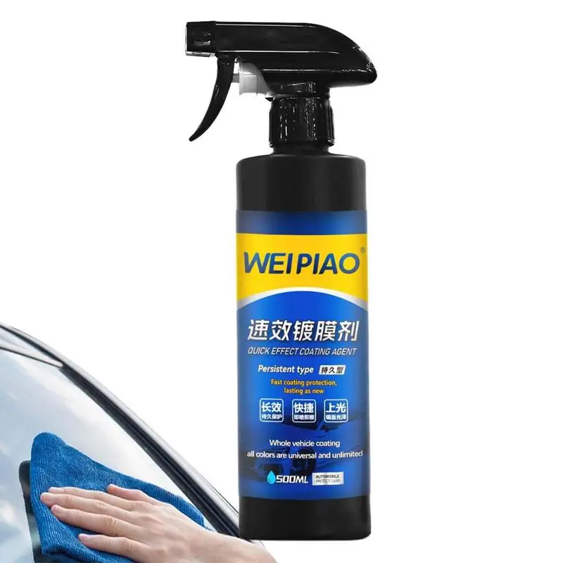 500Ml Ceramic Car Spray Fast Car Coating Auto Detailing Products Liquid Spray Polish Wax Film Paint Care Protector Kit Accessor