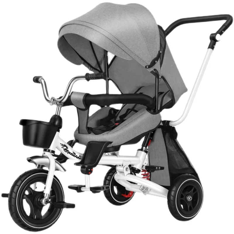 Travel L Trailer Micr Trike Xl Triciclo Bicicletta 1-7 Anni Passeggino Grande Bambino Bicicletta Buggy Ombrello Da Bicicletta