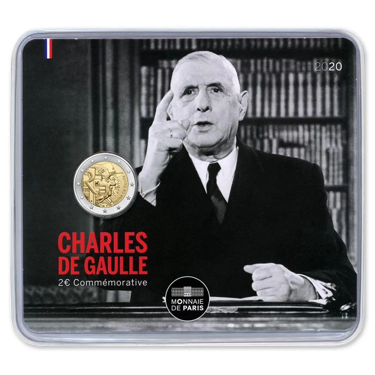 Francia 2020 Moneta Commemorativa 130 Th Anniversary 2 Euro Packaging Coin Card