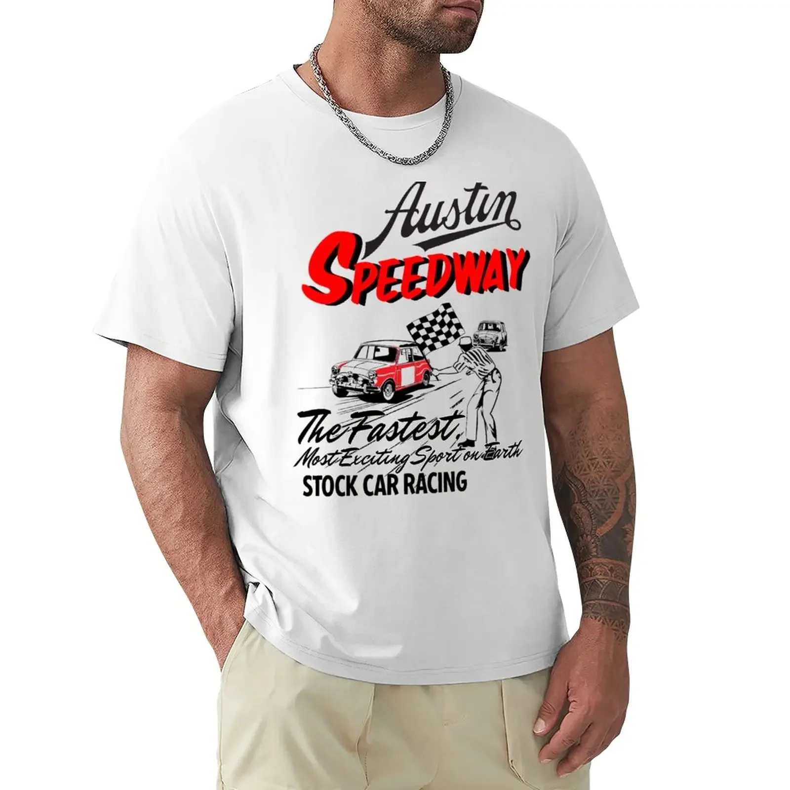 Austen Speedway T-Shirt Cat Shirts Ragazzi Animal Print Shirt Fruit Of The Loom Magliette Da Uomo
