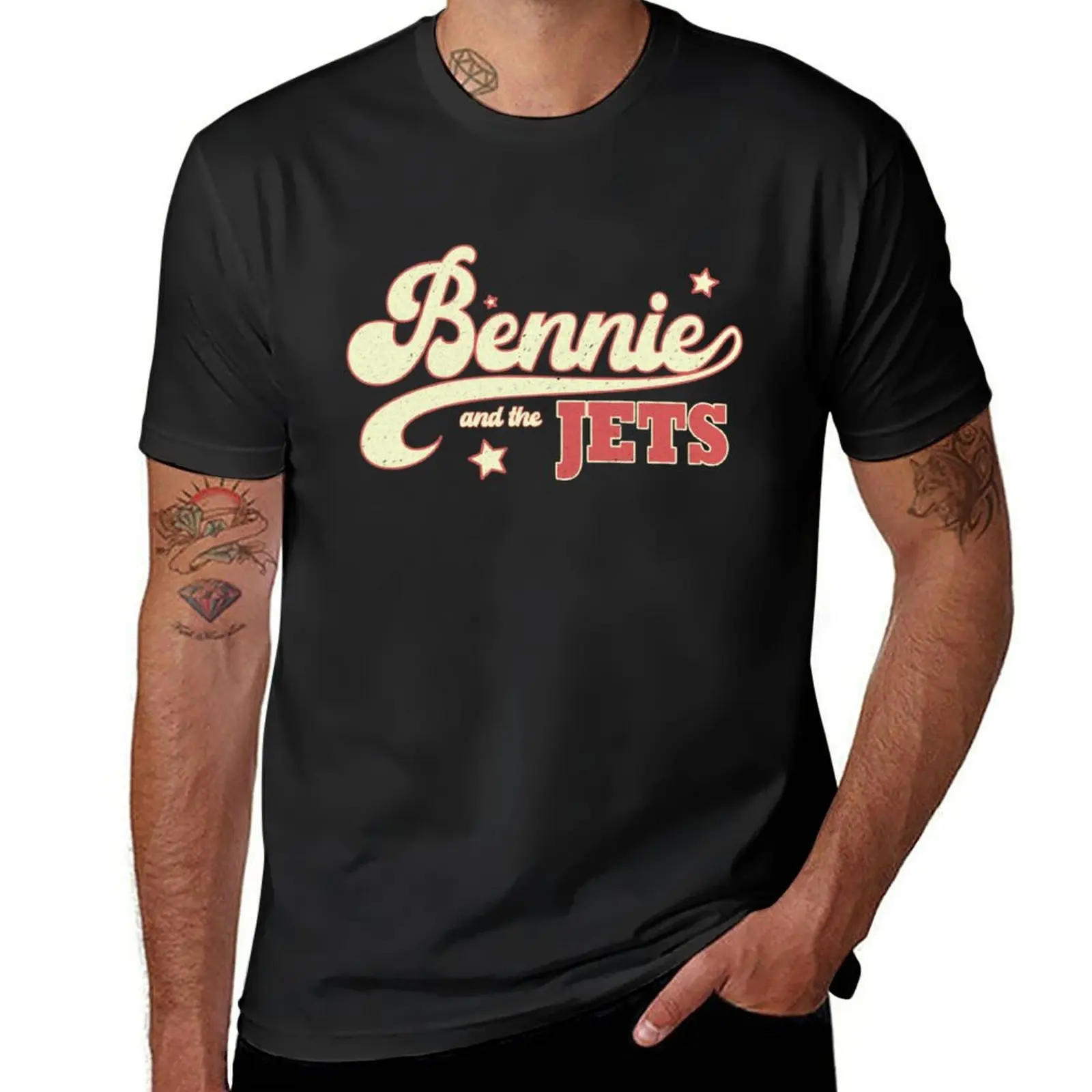 Bennie And The Jets T-Shirt Heavyweights Summer Top Customs Progetta Il Tuo Frutto Del Telaio Magliette Da Uomo