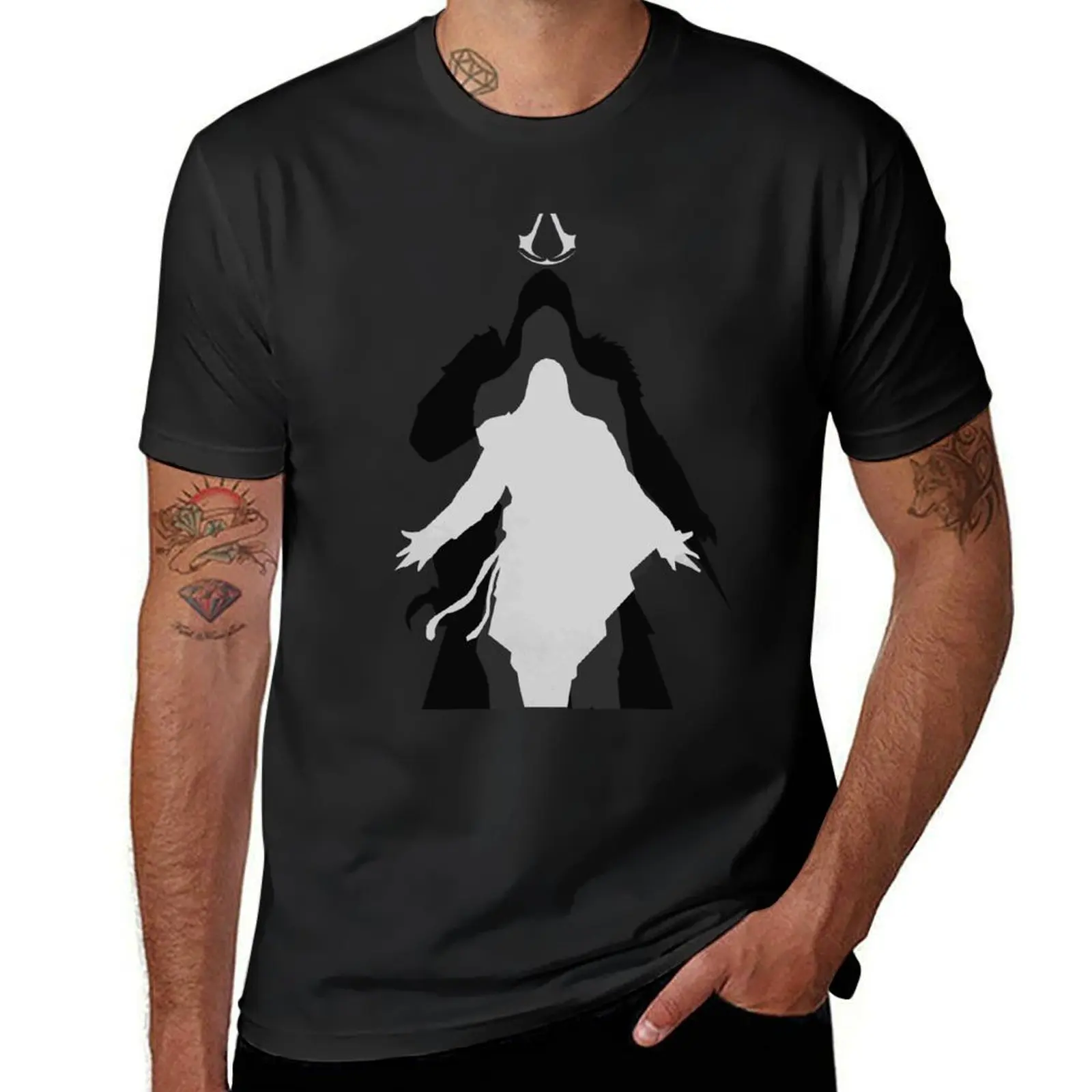 T-Shirt Creed Di Assassin'S Heavyweights Customizeds Customizeds Customizeds Fruit Of The Loom Magliette Da Uomo