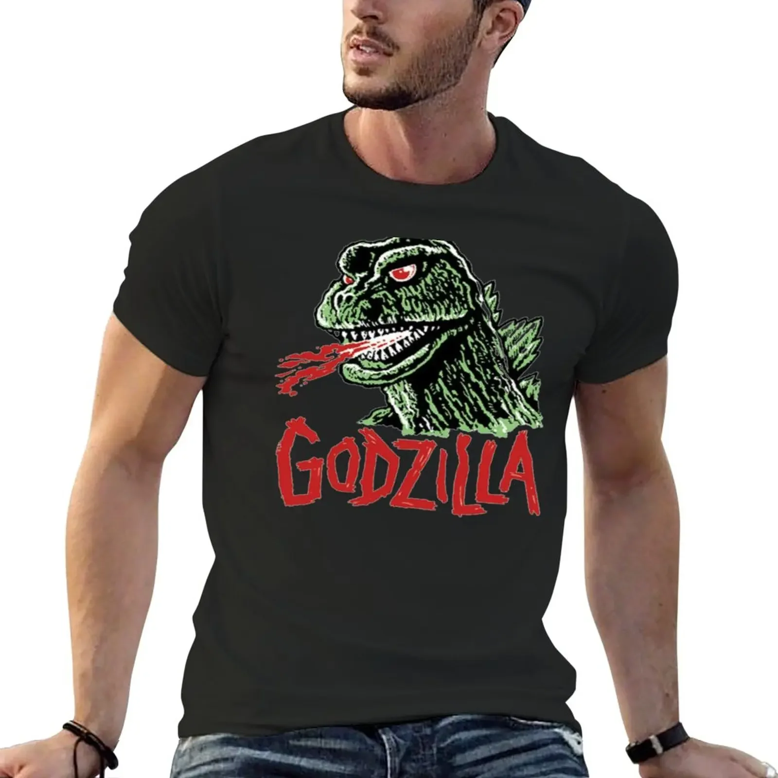 T-Shirt Mani Yack Animal Prinfor Boys Customs Fruit Of The Loom Magliette Da Uomo