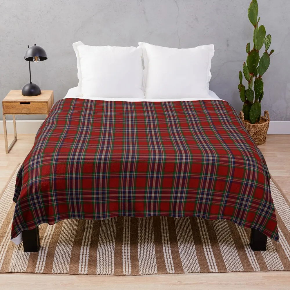 Macfarlane Clan Tartan (Mcfarlane) Coperta King Flanella Coperta