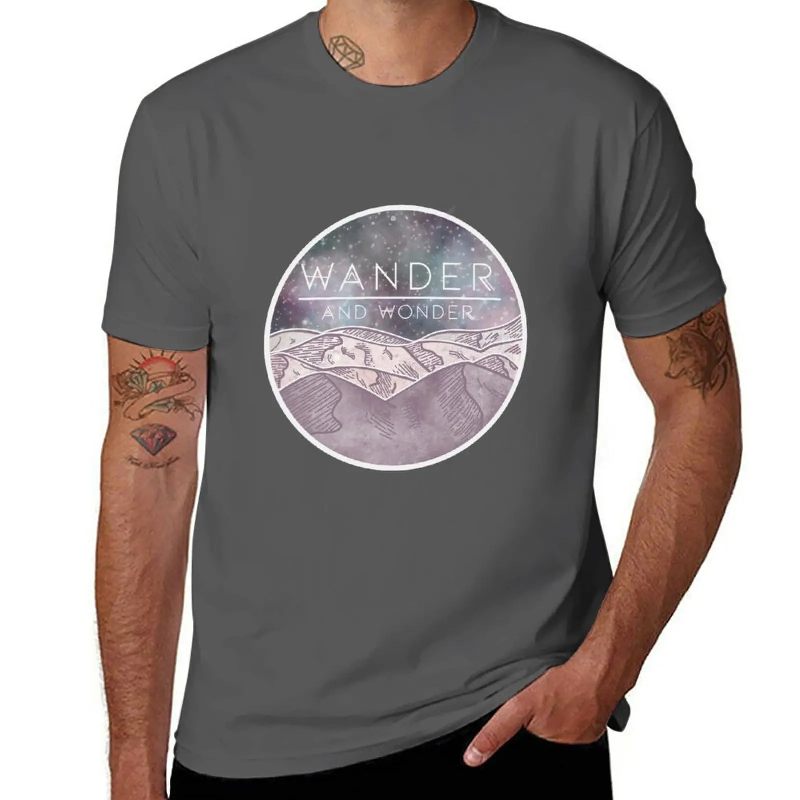 T-Shirt Wander And Wonder Abbigliamento Vintage Animal Prinfor Boys Men Clothing