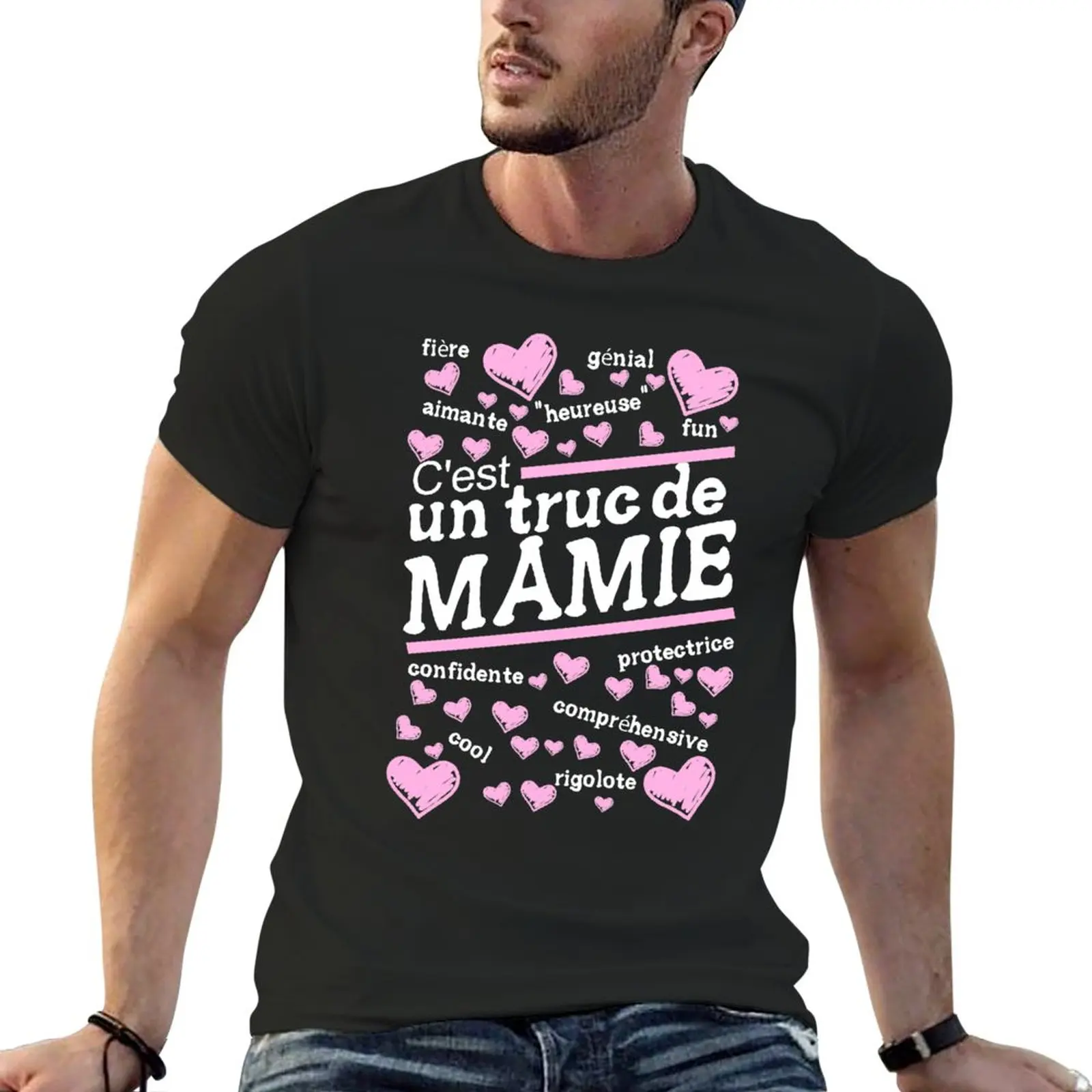 T-Shirt Un Truc De Mamie T-Shirt Taglie Forti Magliette Oversize Carine Per Uomo