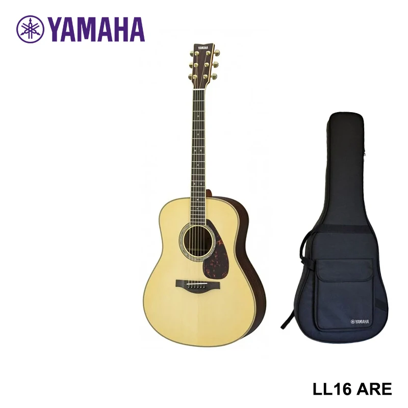 Yamaha Ll16 Sono Chitarra Acustica Professionale-Elettrica Con Borsa Da Concerto