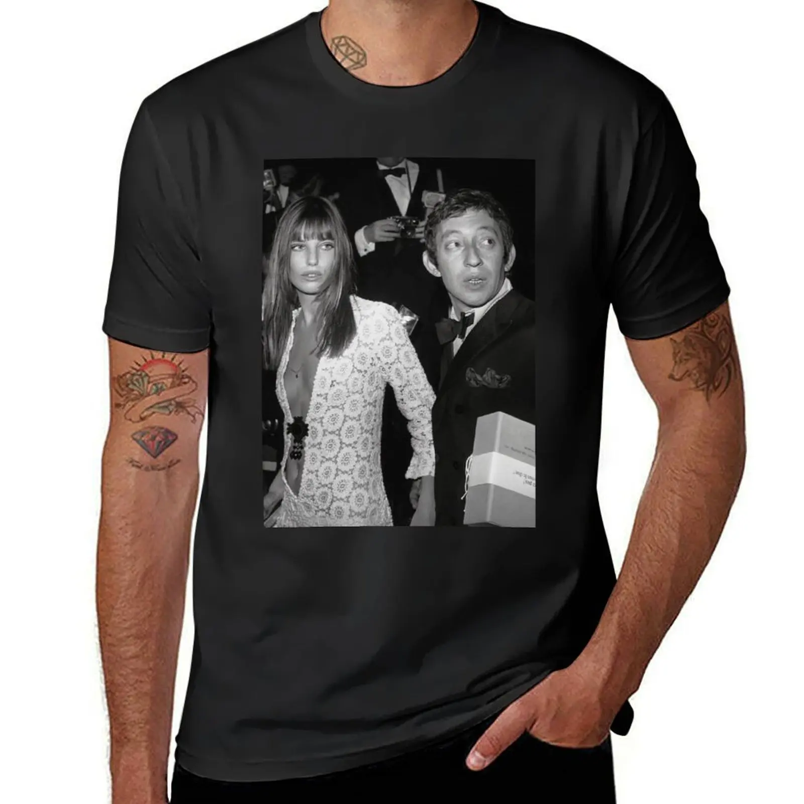 Jane Birkin E Serge Gainsbourg T-Shirt Abbigliamento Vintage Taglie Forti Magliette Carine T-Shirt Oversize Da Uomo