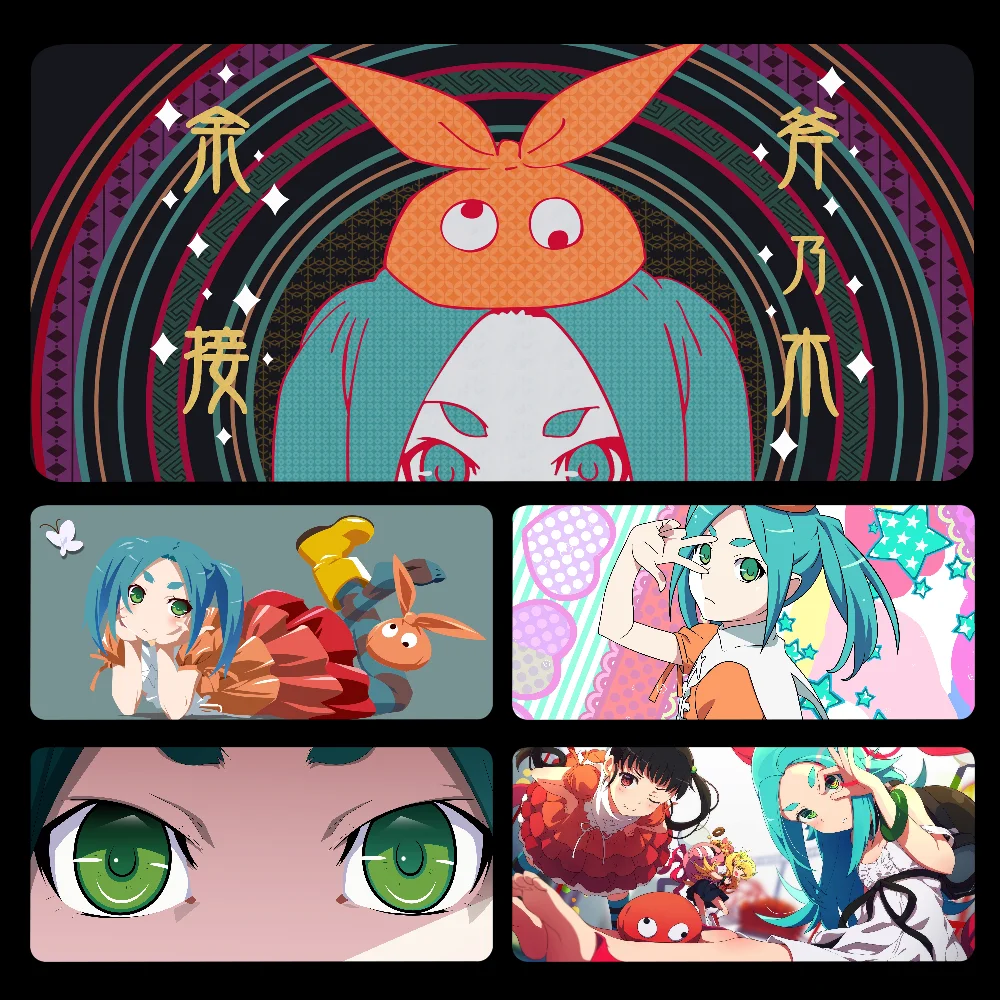 Hd-F Fcnb M Monogatari Yotsugi Ononoki Mousepad Con Pad Accessori Da Gioco Prime Gaming Xxl Tastiera Pad Stitch Imbottitura Mat