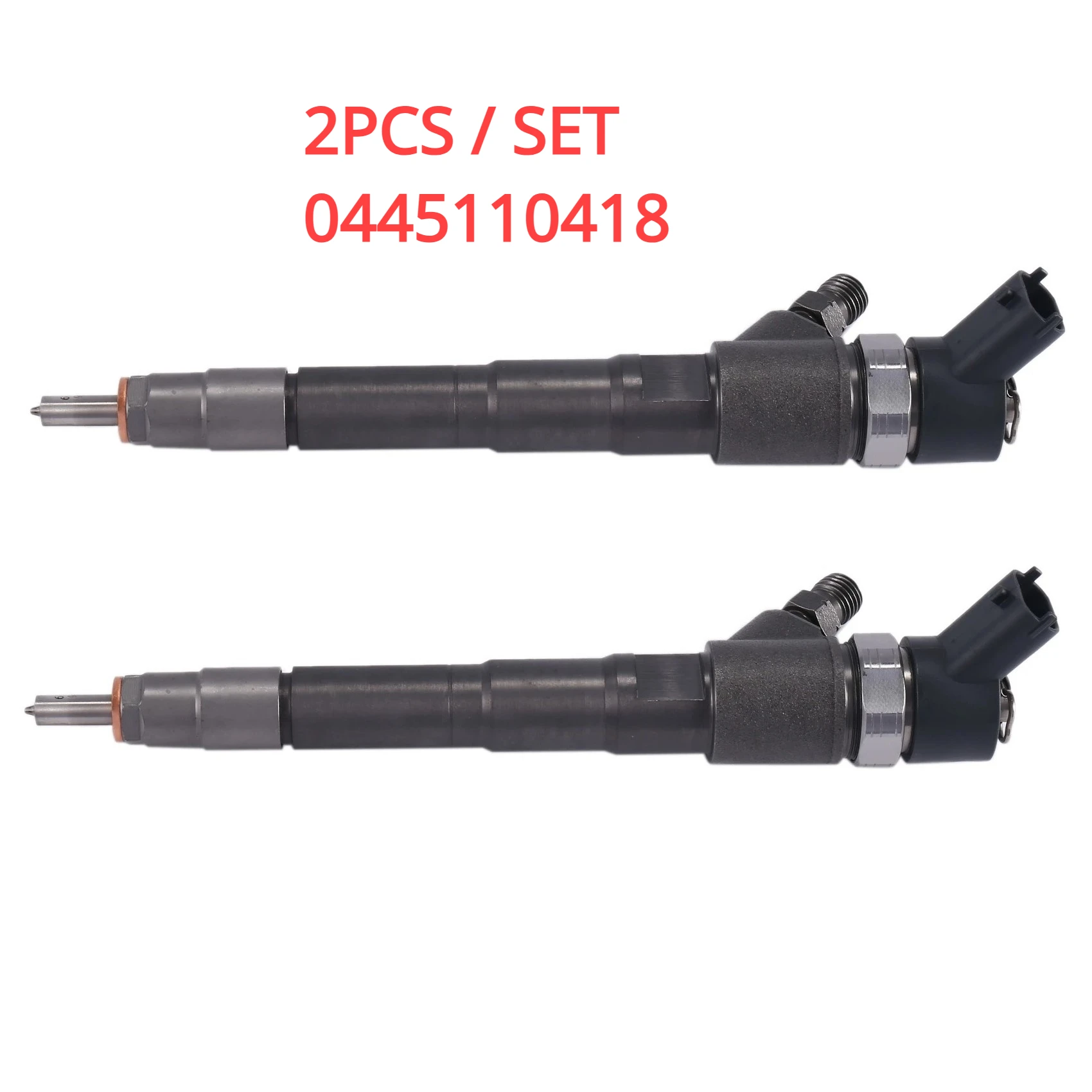 2 Pz Nuovo Iniettore Di Carburante Diesel Assy 0445110418 Per Fiat Ducato Iveco Daily Citroen Peugeot 2.3D 5801594342 504389548