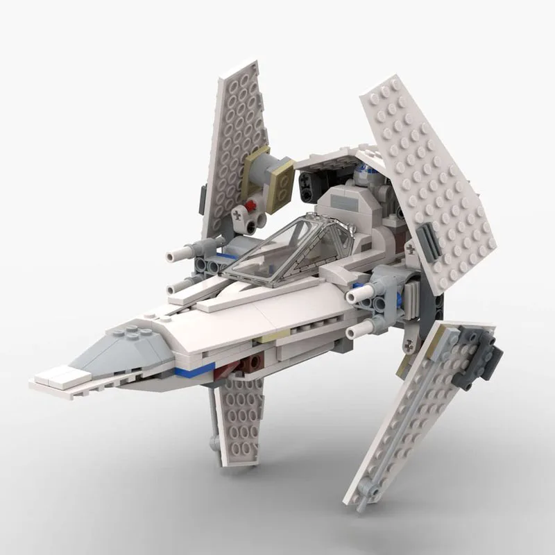 Nuovo Piano Stellare Moc V-Wing Star Fighting Building Blocks Space Wars Brick Model Toys Mod Dal 75301 Luca Skywalker'S X-Wing Fighter