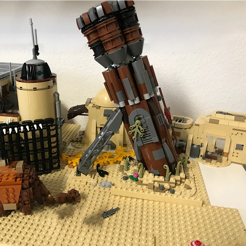 Nuovo 537 Pezzi Parti Moc-Dowager Queen 75290 Espansione Mos Eisley Cantina Building Blocks Modello Mattoni Fai Da Te Giocattoli Collezione Regali