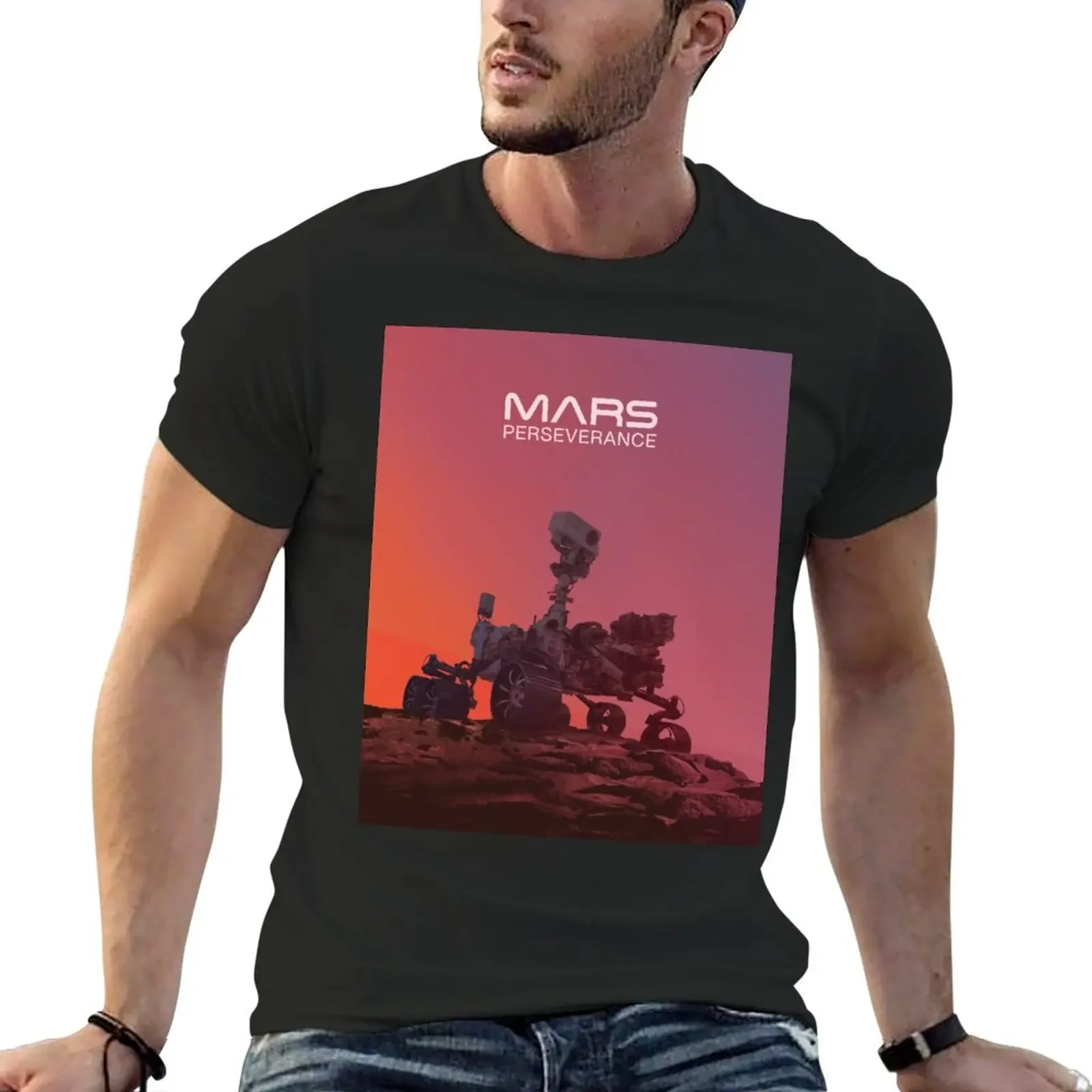 Mars Intenance Rover On Mars - Mars Mission T-Shirt Sweat New Edition Sublime Plain T-Shirt Uomo