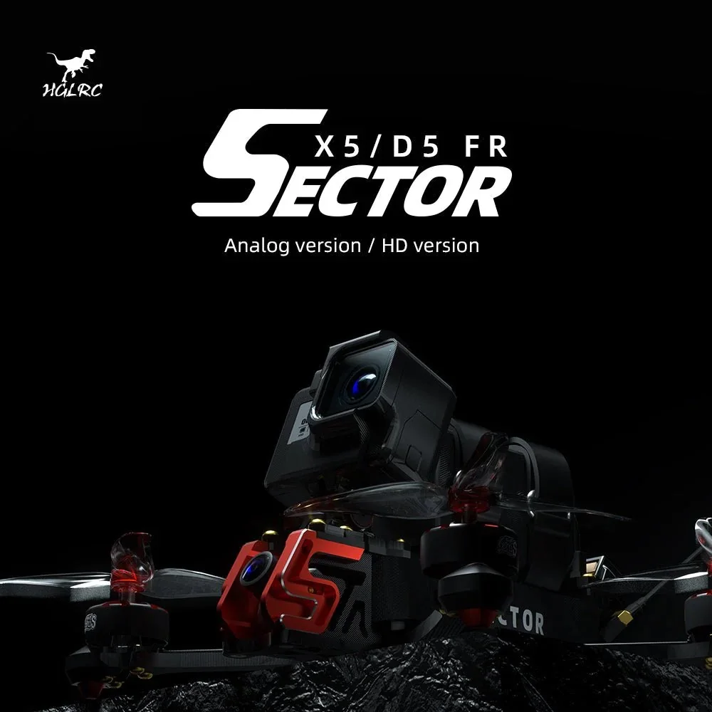 Hglrc Settore D5 Fpv Racing Drone Hd O3 Versione 2306.5 6S Dji O3 Air Unit F722 Con Gps Per Rc Fpv Quadcopter Freestyle Drone