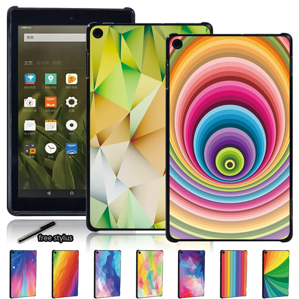Custodia Per Fire Hd 10 11Th 2021/Fire Hd 8 Plus/Hd 10 Cover Posteriore Rigida Per Fire 7/Hd 8/Fire Hd 8 Plus 10Th Gen 2020