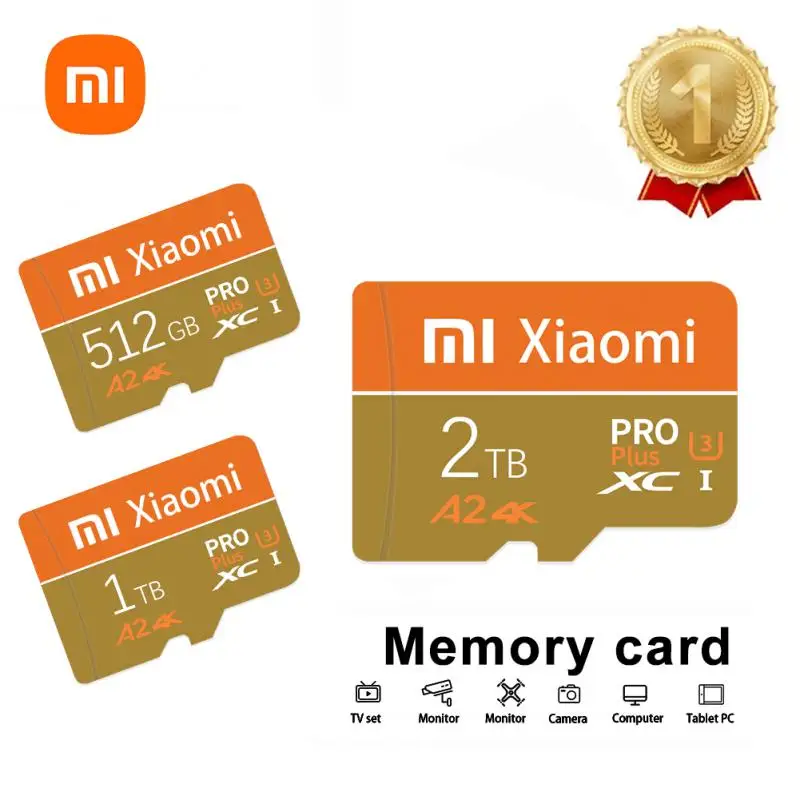 Xiaomi Mini Sd Card 256Gb 512Gb 1Tb 2Tb Scheda Di Memoria Class10 Tf Card 512Gb Tf Card Minisd Flash Usb Pendrive Adattatore Gratuito