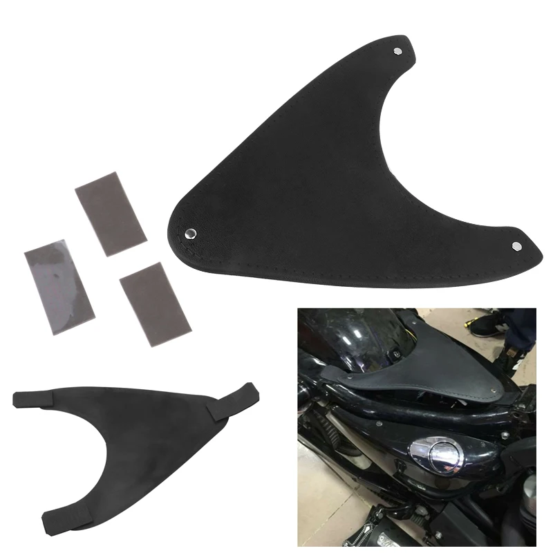 Motorcycle Solo Seat Rubber Black Frame Cover Motocross Accessories For Harley Sportster Touring Softail Xl883 Xl1200 1986-Up