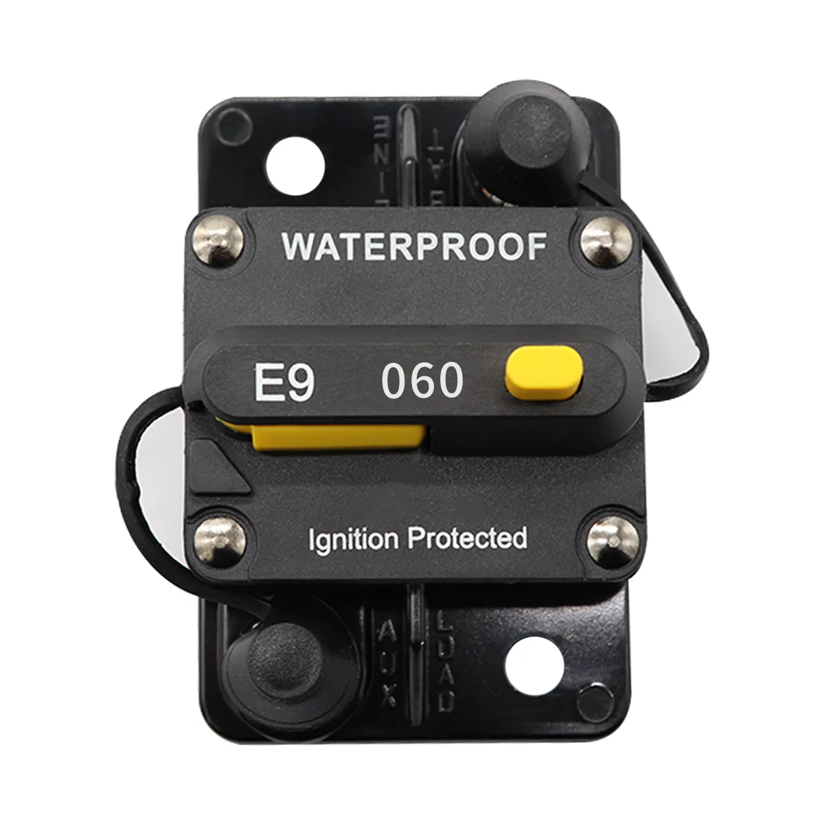 Dc 12 V-72 V 60A Impermeabile Circuit Breaker Fuse Holder Con Reset Manuale Per Marine Di Pesca A Traina In Barca Motori Atv 60Amp