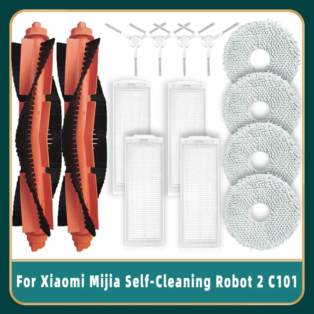 Misura Per Xiaomi Robot Vacuum X20, Mijia Robot Autopulente 2 C101 Parti Di Ricambio Spazzola Laterale Principale Filtro Hepa Mop Accessori