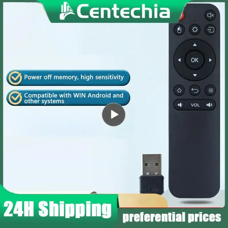 Bpr1S Plus Ble 5.0 Air Mouse Telecomando Vocale Telecomando Wireless 2.4Ghz Con Giroscopio Per Android Tv Box / Pc